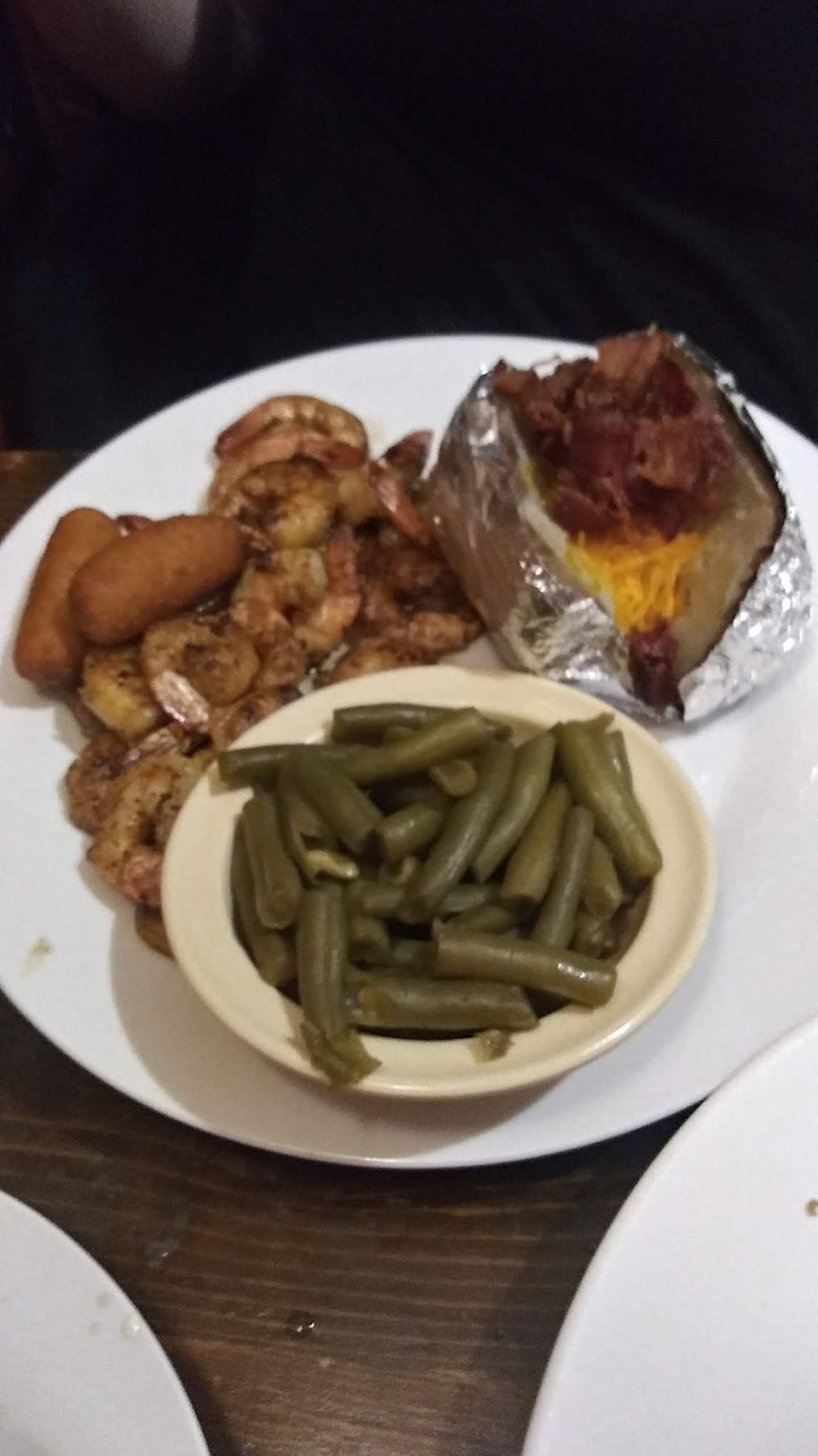 Grilled Shrimp Loaded Baked Potato